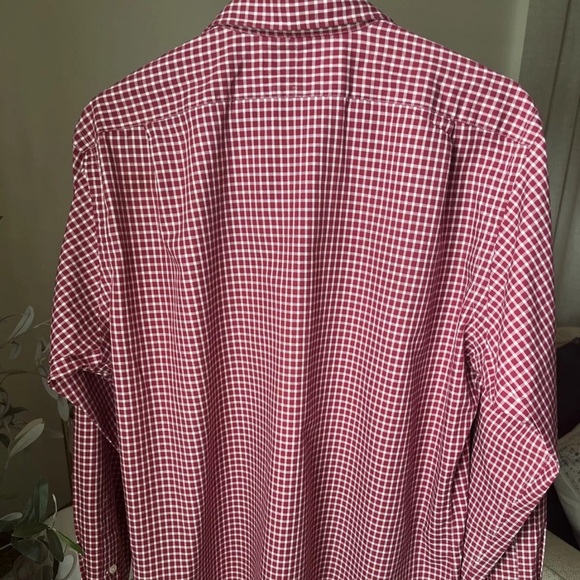 Polo Ralph Lauren Men’s Curham Sport Red Cotton Plaid Button Up Size M - Picture 6 of 7